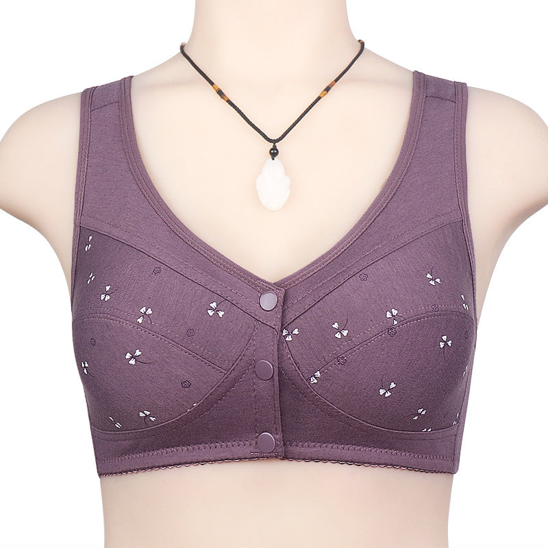 Comfortable Front Button Bra