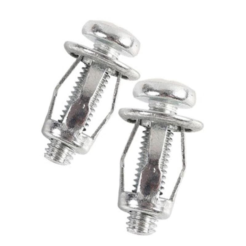 20 Pcs Jack Nuts Car Metal Screw Petal Nuts with Screw