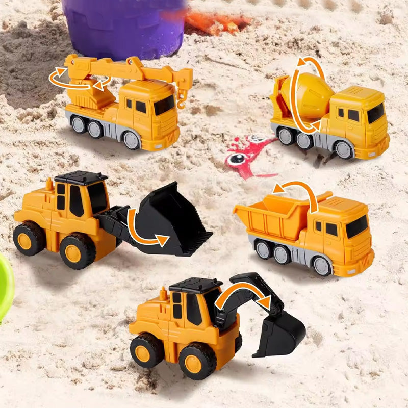 Magnetic Transform Engineering Car Assembled Toys