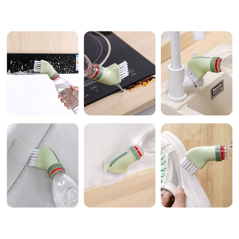 Multipurpose cleaning brush head