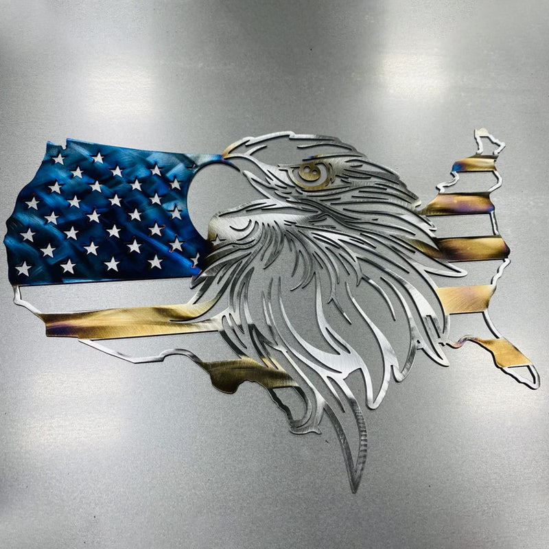 American Eagle Metal Flag