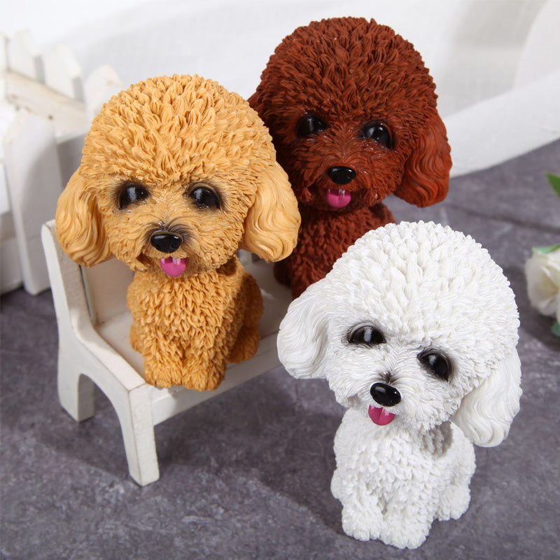 Car Interior Decoration Resin Pet Dog