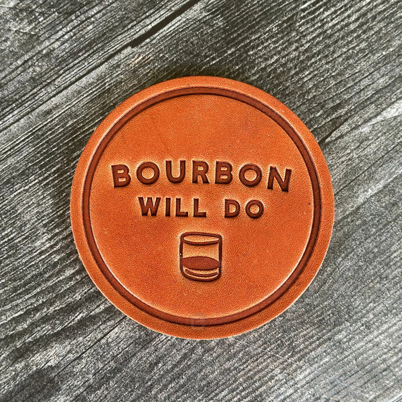 Funny Leather Drink Coasters