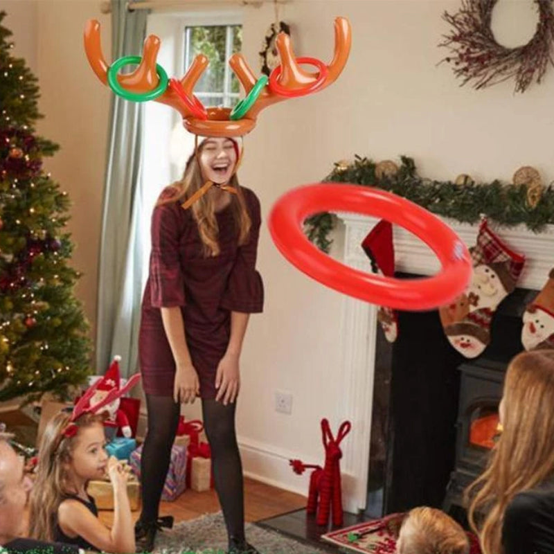 Christmas Reindeer Antler Ring Toss Game