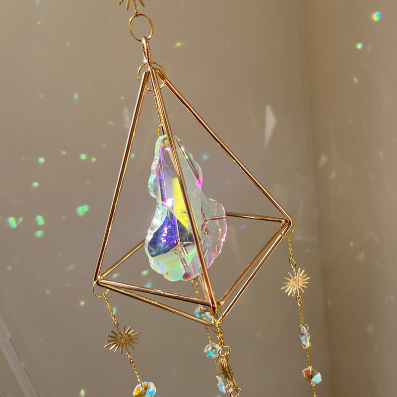 Geometric Prism Sun Catcher