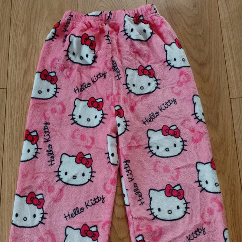 Cute Printed Flannel Pyjama Pants