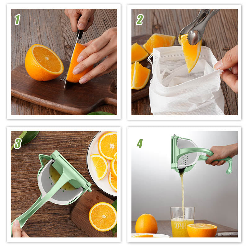 Heavy duty manual fruit juicer