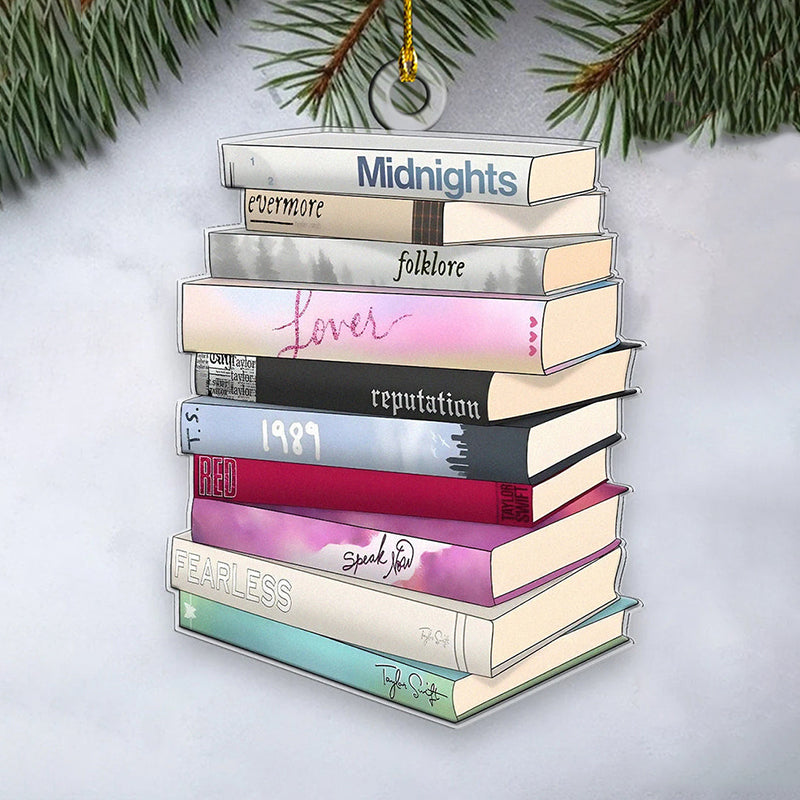 Taylor Albums as Books Ornament