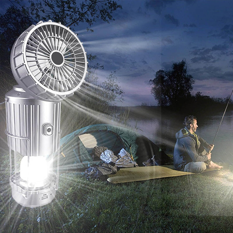 6 in 1 Portable Solar LED Camping Lantern