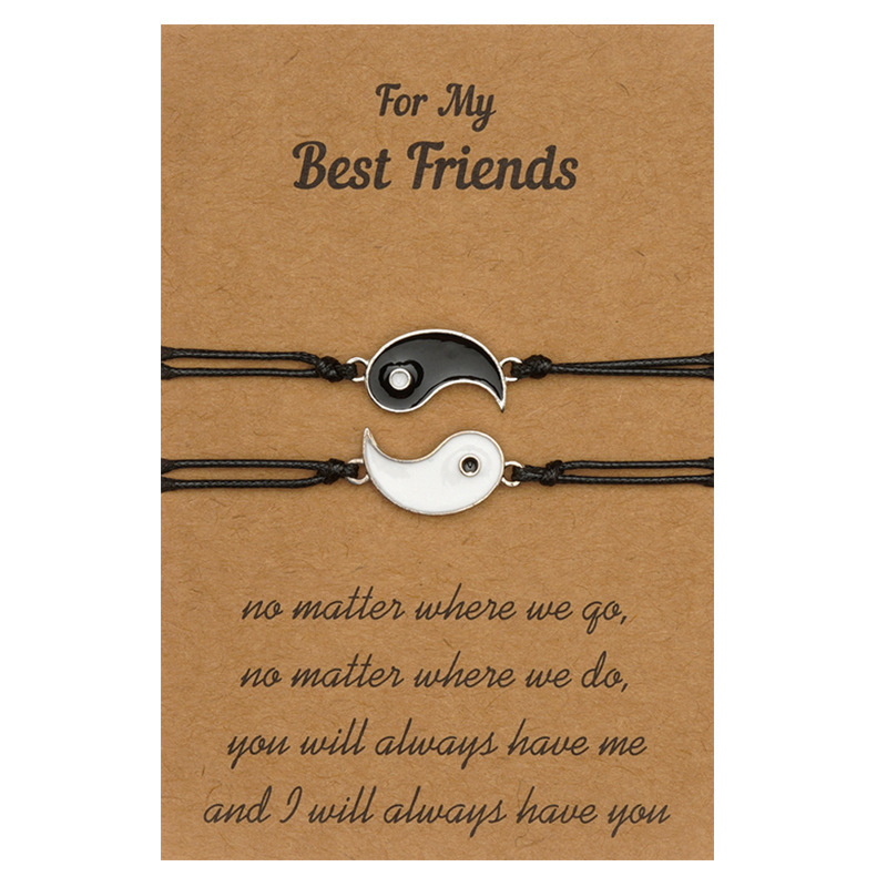 Best Friends Card Bracelet