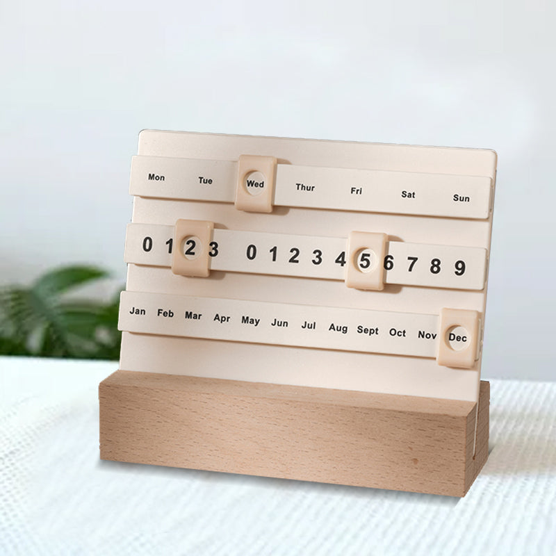 2024 Wooden Perpetual Calendar