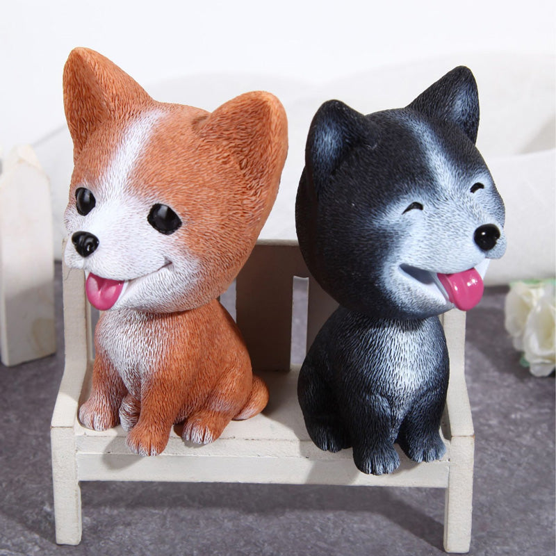 Car Interior Decoration Resin Pet Dog