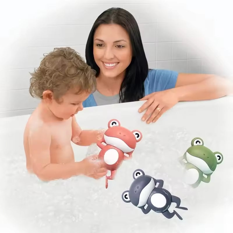 Baby Shower Clockwork Cute Animal Swimming Frog