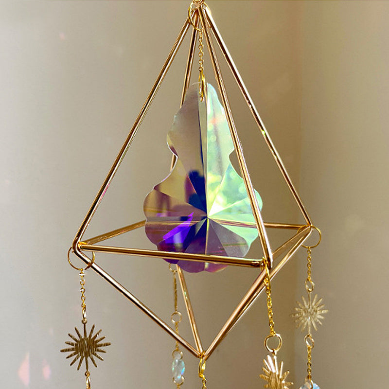 Geometric Prism Sun Catcher