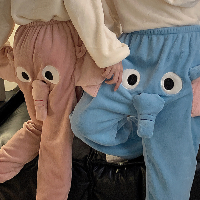 Funny elephant loungewear pants