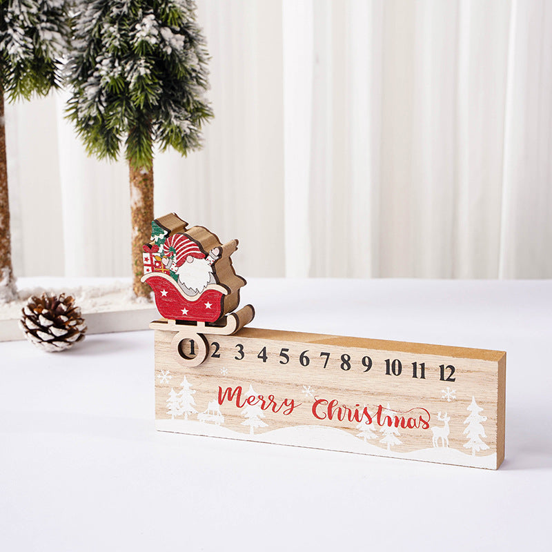 Wooden Mobile Calendar Ornament