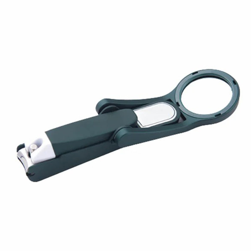 Portable Nail Scissors With Magnifying Glass