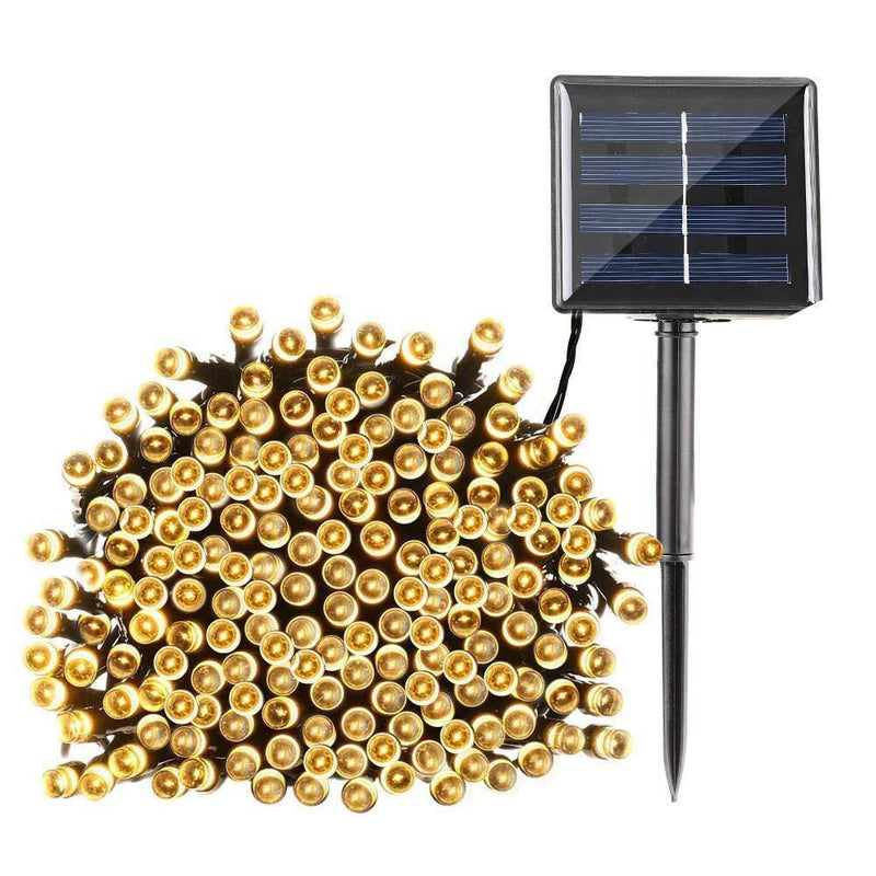 100 LED Solar Powered String Fairy Lights