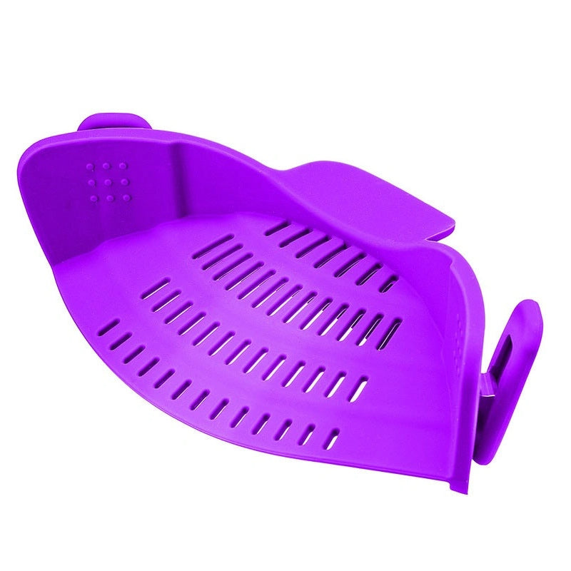 Clip On Strainer Silicone for All Pots and Pans