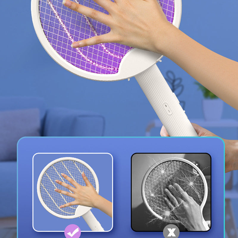 2-in-1 Foldable Electric Mosquito Swatter