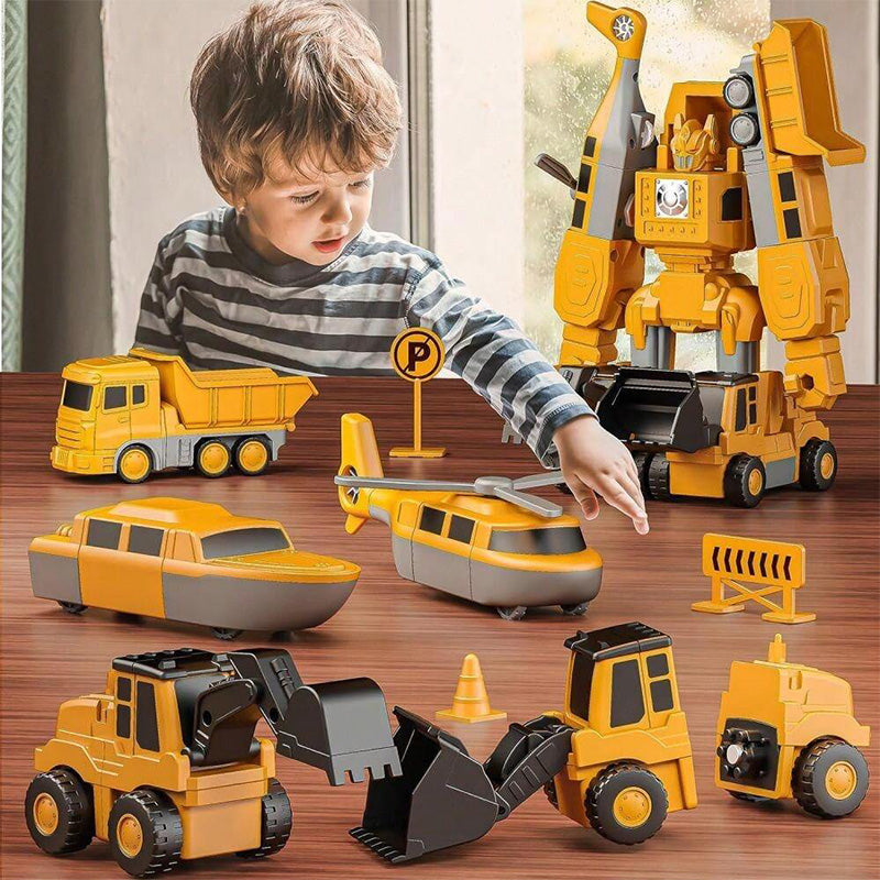 Magnetic Transform Engineering Car Assembled Toys