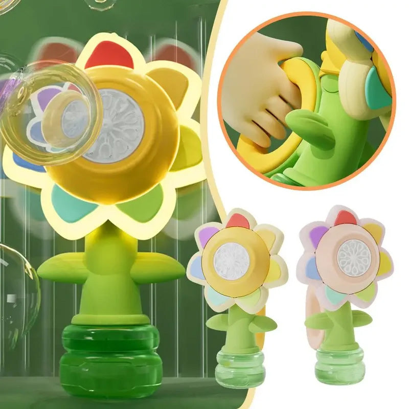 Sunflower Bubble Machine