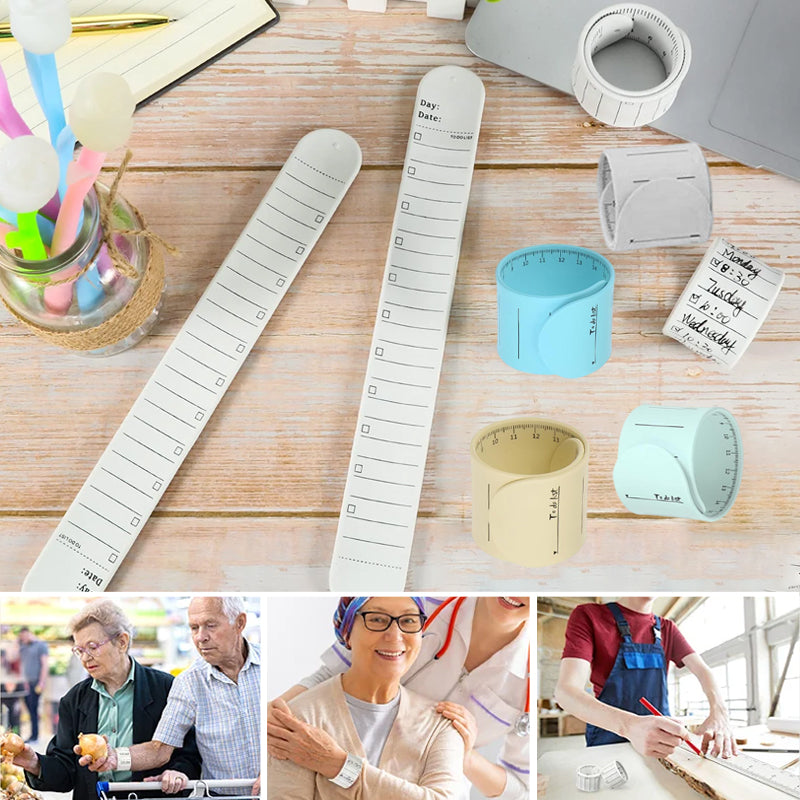 Reusable Silicone Memo Wrist Band