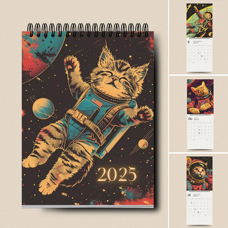 2025 Space Cat Calendar