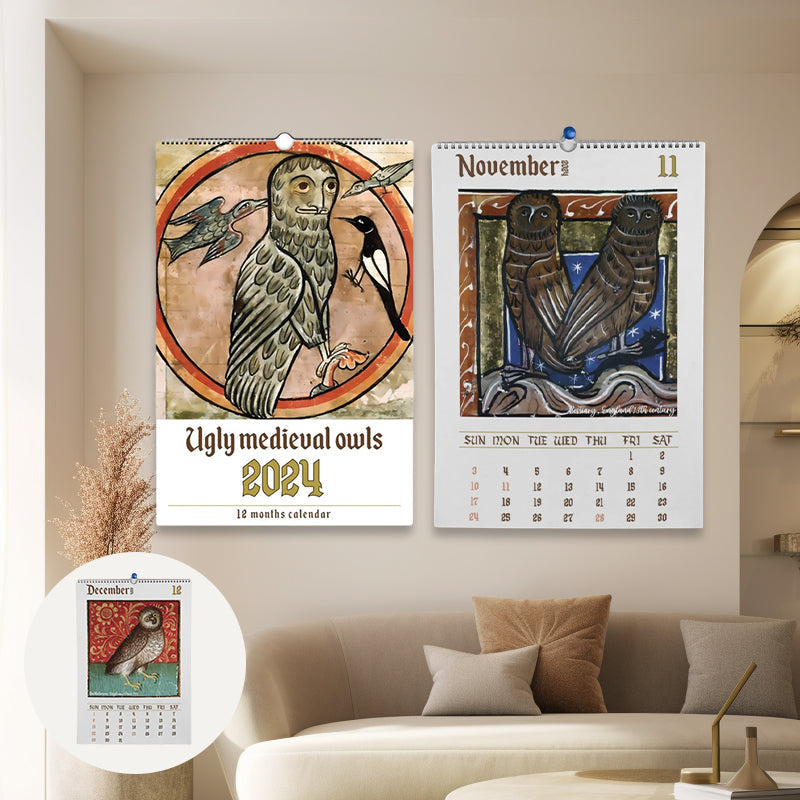 Medieval Owl Calendar