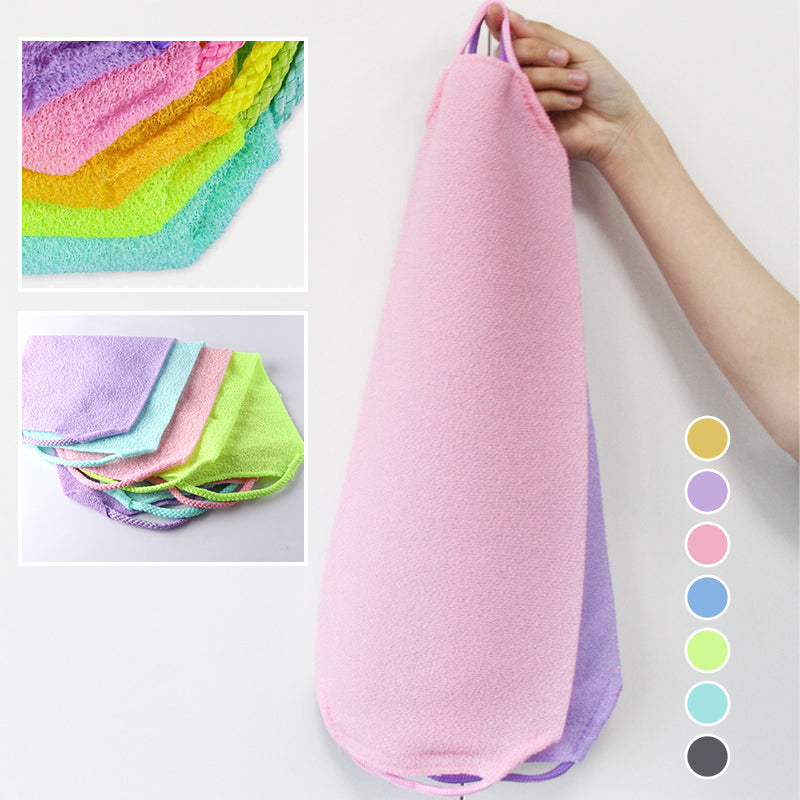 Stretchable Back Rub Bath Towel