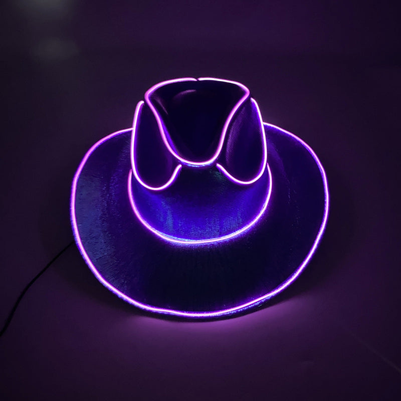 LED Cowboy Party Hat