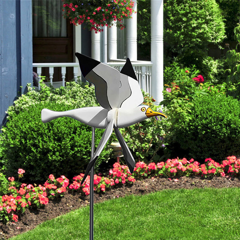 Seagull Windmill Garden Decoration