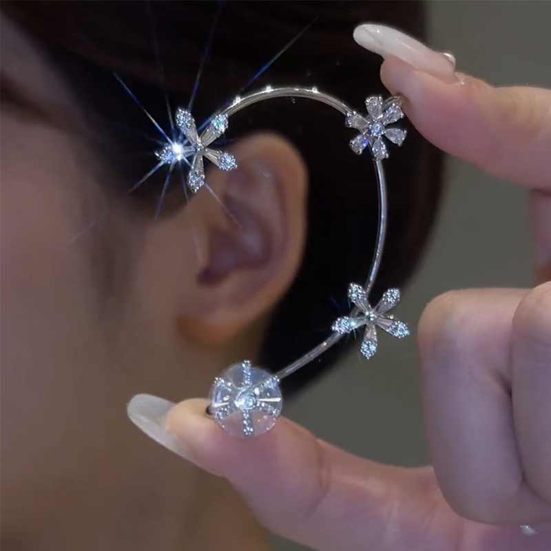 Spinning Snowflake Earrings