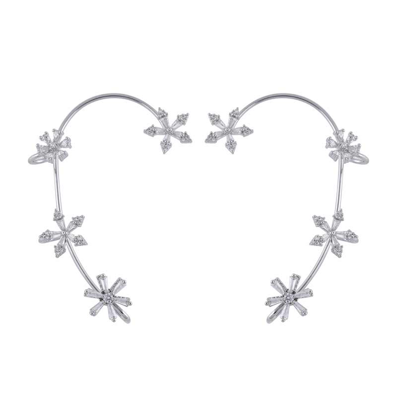 Spinning Snowflake Earrings