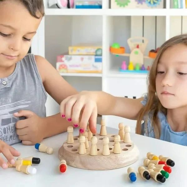 Wooden Memory Match Stick Chess