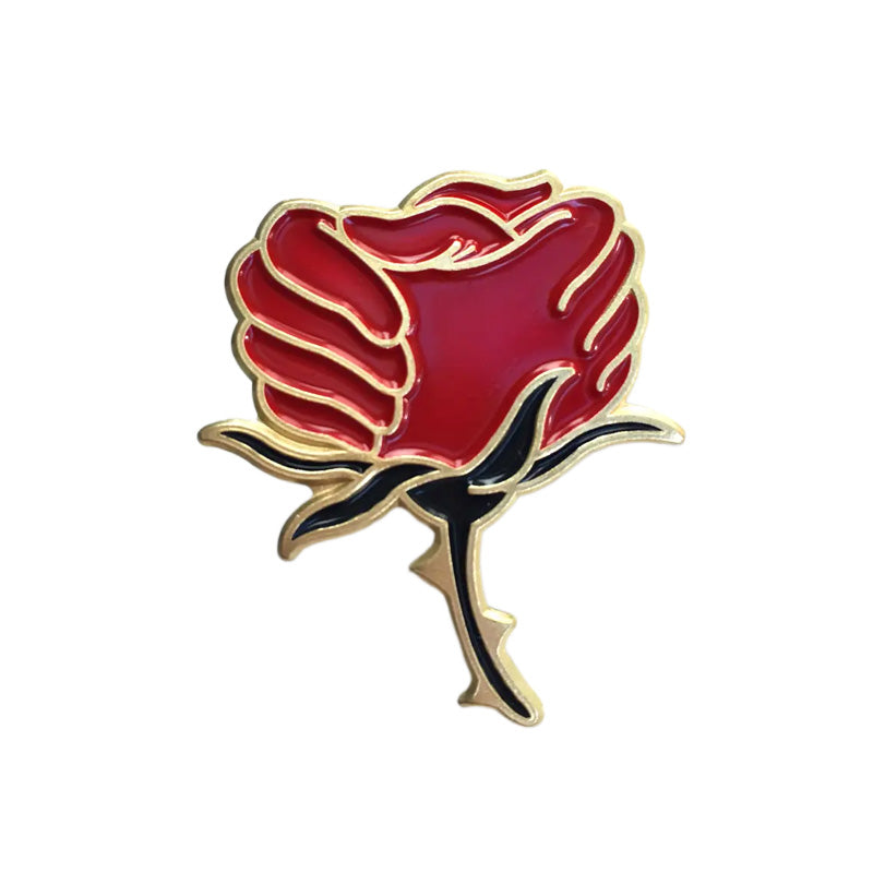 Rose Resilience Enamel Lapel Pin