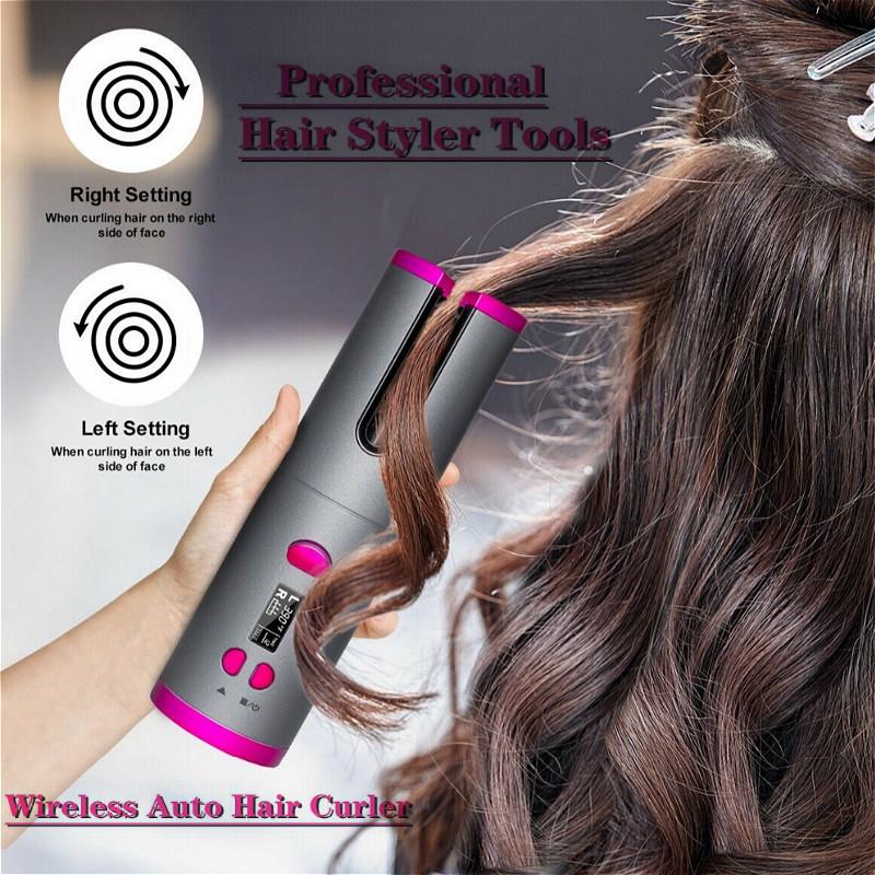 Wireless Auto Rotation Curling Iron