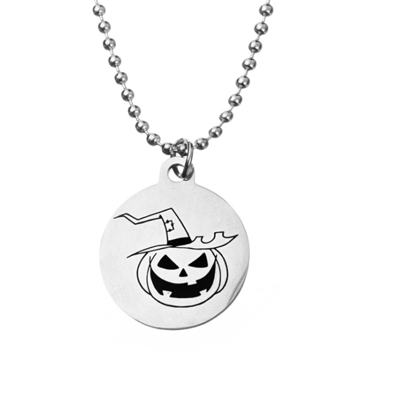 Halloween Theme Stainless Steel Necklace