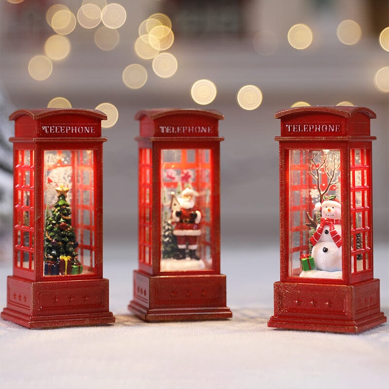 LED Lighted Spinning Christmas Lantern