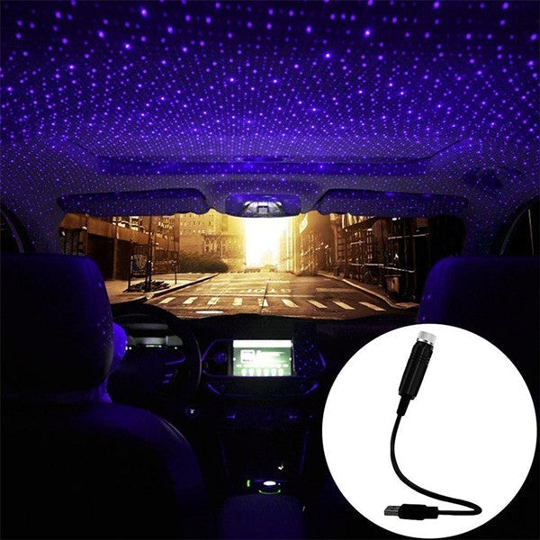 Colorful Car and Home Ceiling Romantic USB Night Light