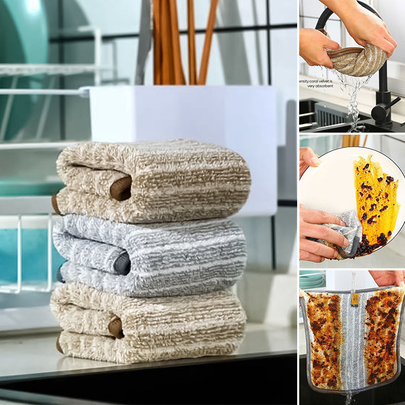 Bamboo Reusable Cleaning Dishcloth