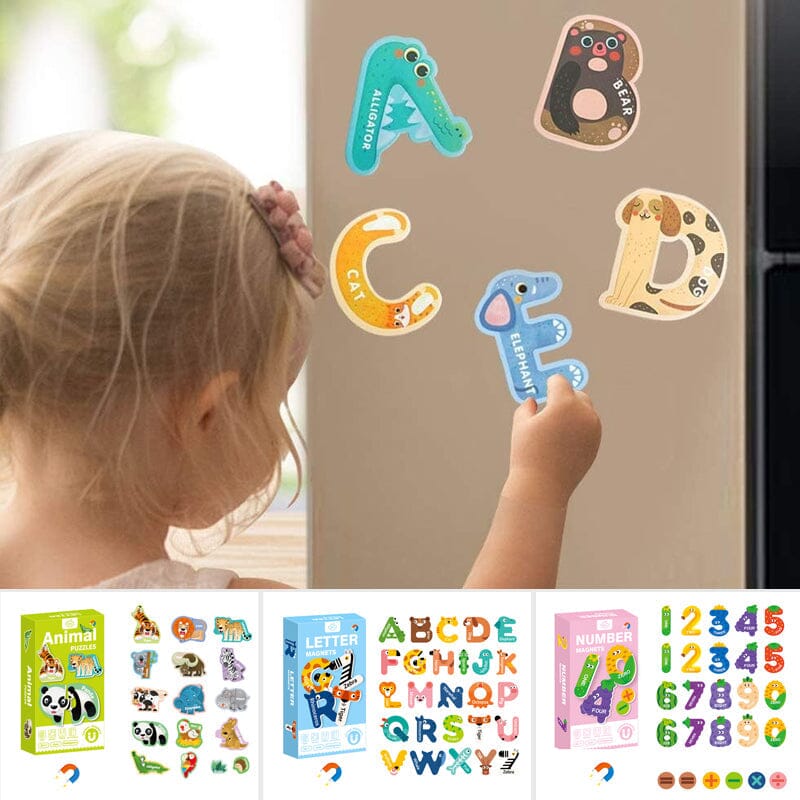 Animal-shaped Magnetic Alphabet