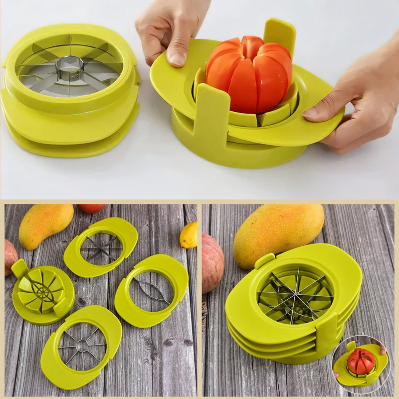 Multifunctional fruit cutter and corer