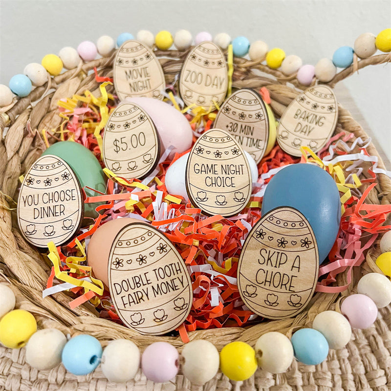 Easter Basket Tokens Set