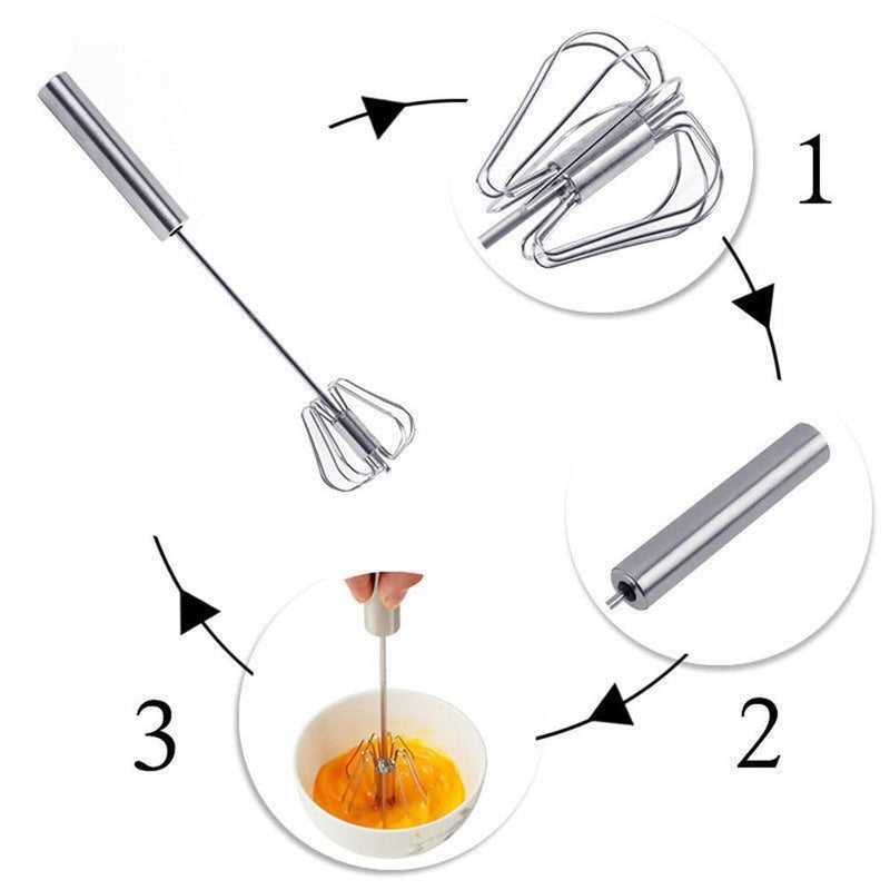 Stainless Steel Semi-Automatic Whisk