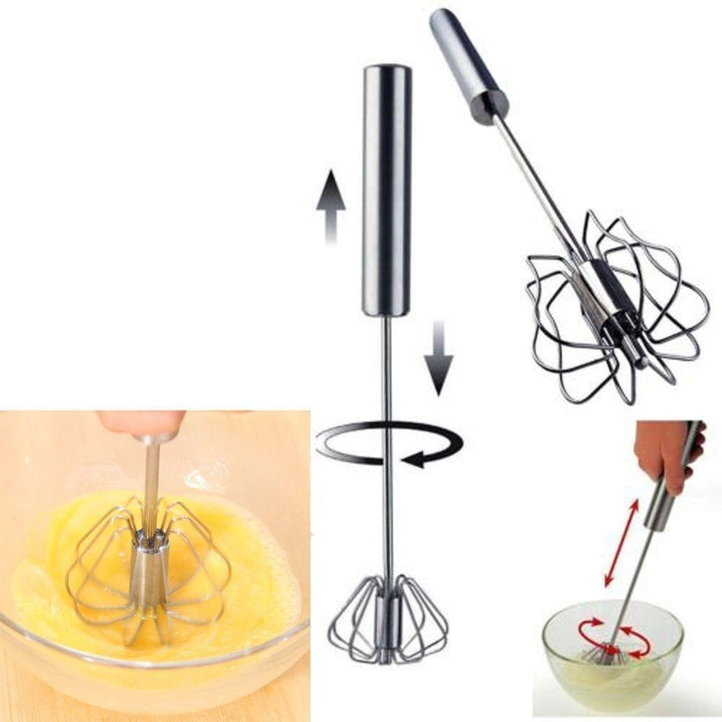 Stainless Steel Semi-Automatic Whisk