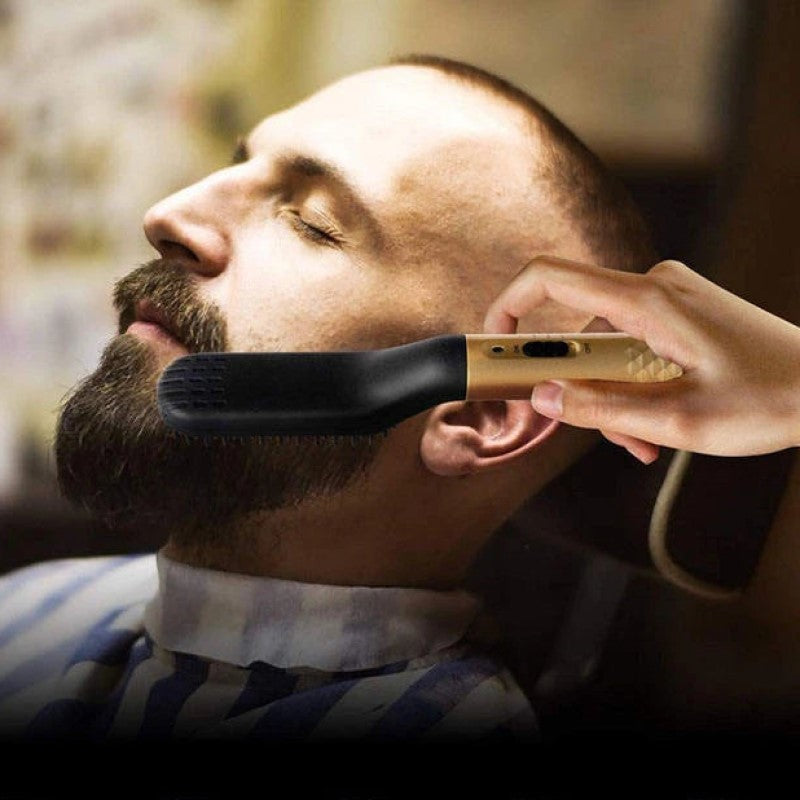 Hair and beard straightener