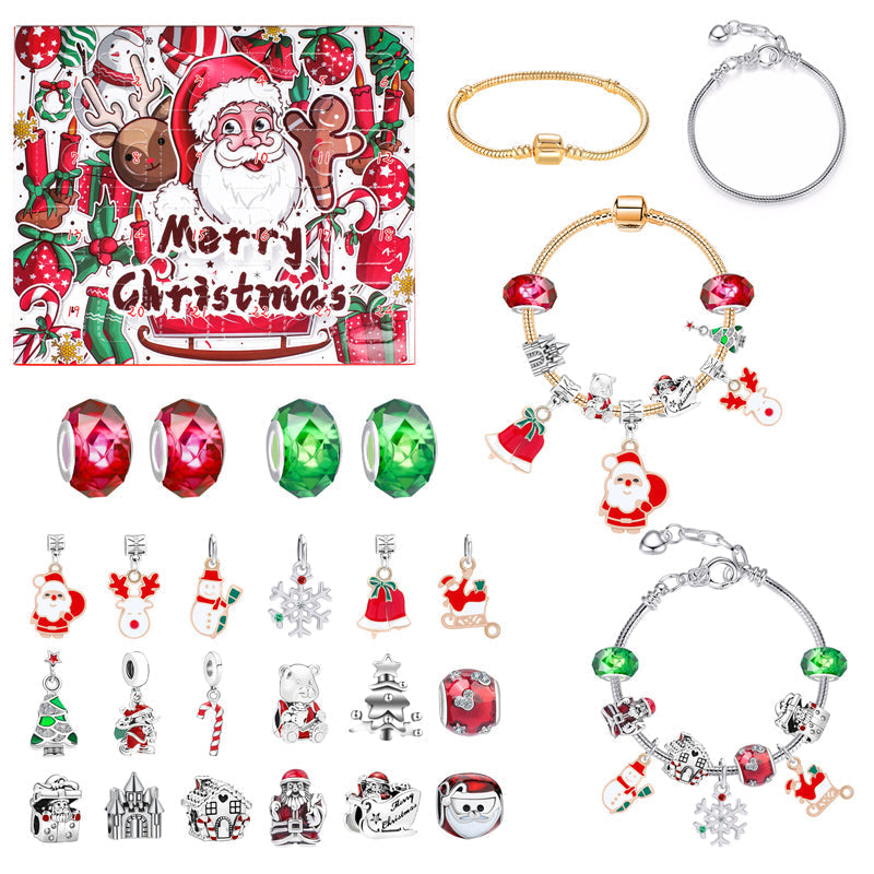 DIY Christmas Advent Calendar Bracelets Set