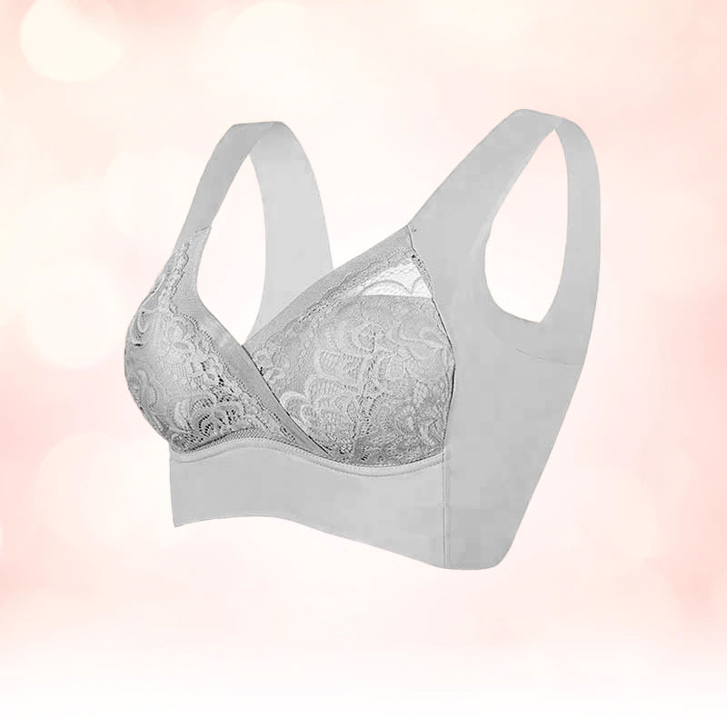 Seamless & Wireless Lift-Up Lace Bra