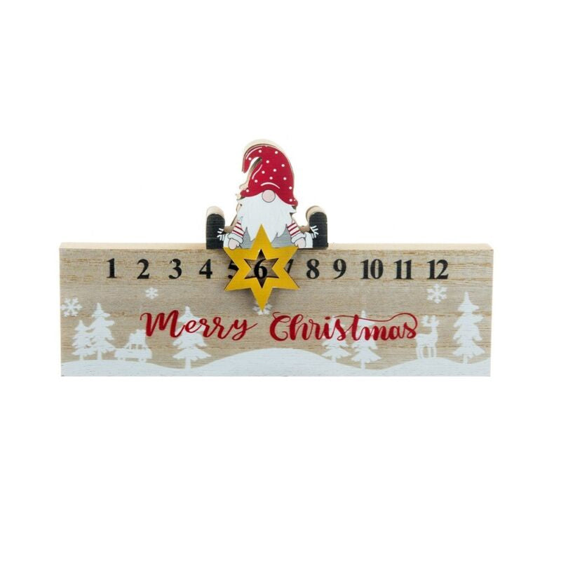 Wooden Mobile Calendar Ornament